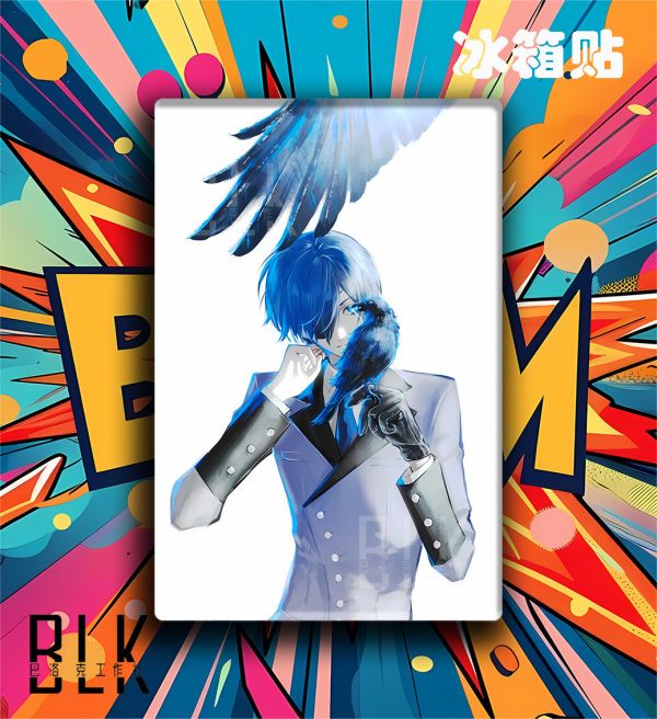 【海外代購】巴洛克 夏爾黑執事Black Butler塞巴斯蒂安黑管家裝飾/冰箱貼 