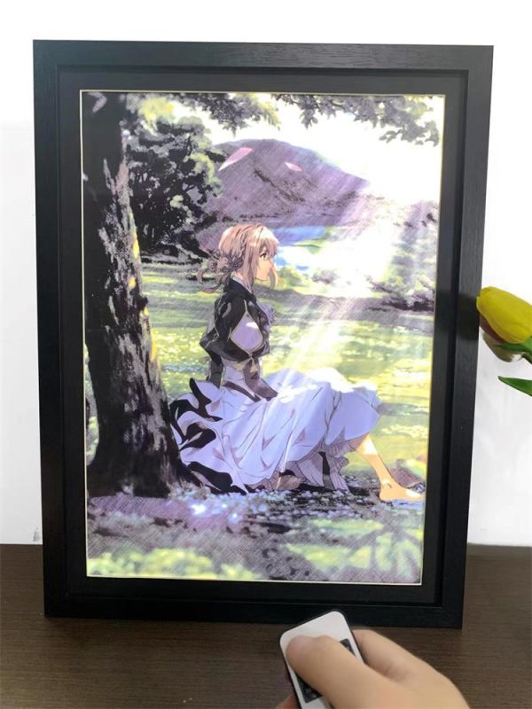 【海外代購】【34.5*45.5CM】萌萌匠 紫羅蘭永恆花園 薇爾莉特 裝飾畫01 