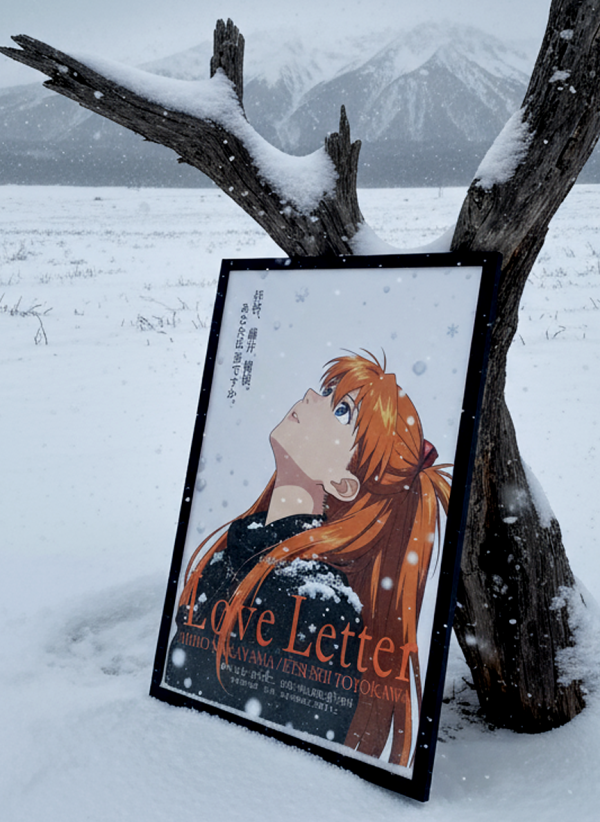 【海外代購】千鳥社 《情書 明日香》 新世紀福音戰士明日香綾波麗情書岩井俊二EVA午睡毯地毯裝飾畫 