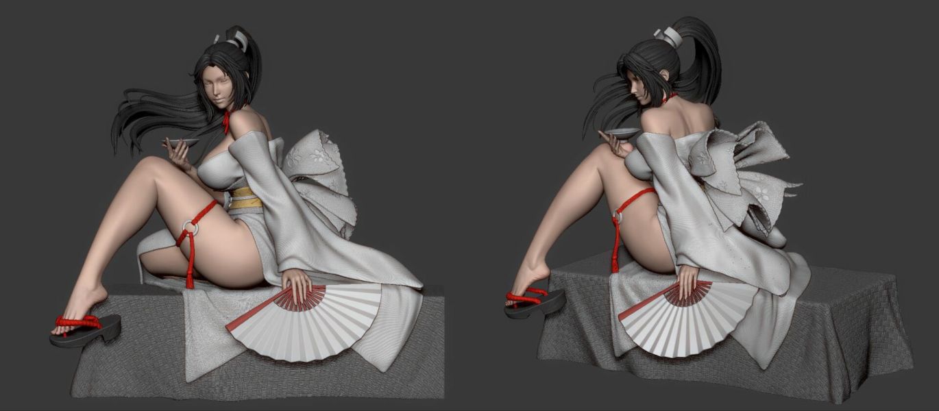 【預定】ORIGIN 輕雕像女性格鬥家—小舞 