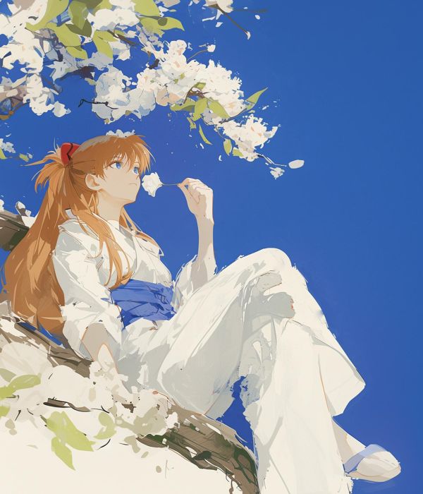 【海外代購】H2 《梨花明日香》新世紀福音戰士EVA初號機綾波麗動畫裝飾畫 