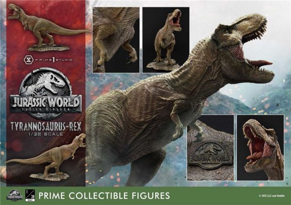 【海外代購】Prime 1 P1S 1/38 侏羅紀世界 暴龍 肉食牛龍 PCFJW-01/02 