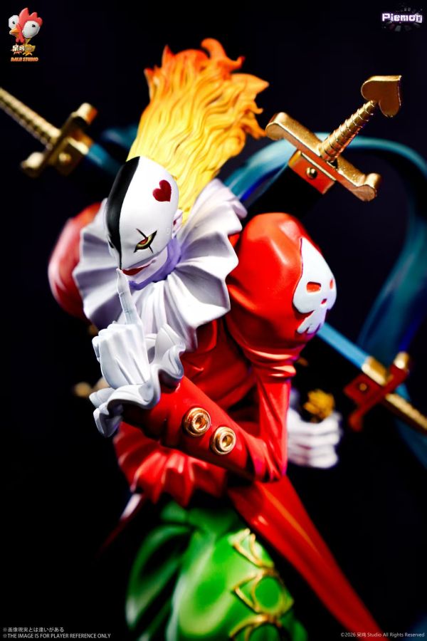 【預定】呆雞社 DAIJI 數碼寶貝01黑暗四天王共鳴系列小丑皇（站姿） 