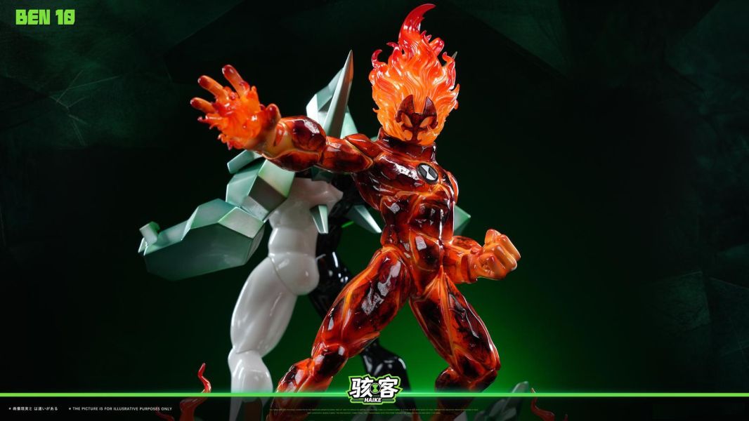 【預定】駭客 火人Heatblast 鑽石戰神Diamondhead 