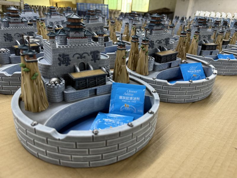 【海外代購】可藝模玩 航海王馬林福特海軍本部創意擺飾 煙灰缸 