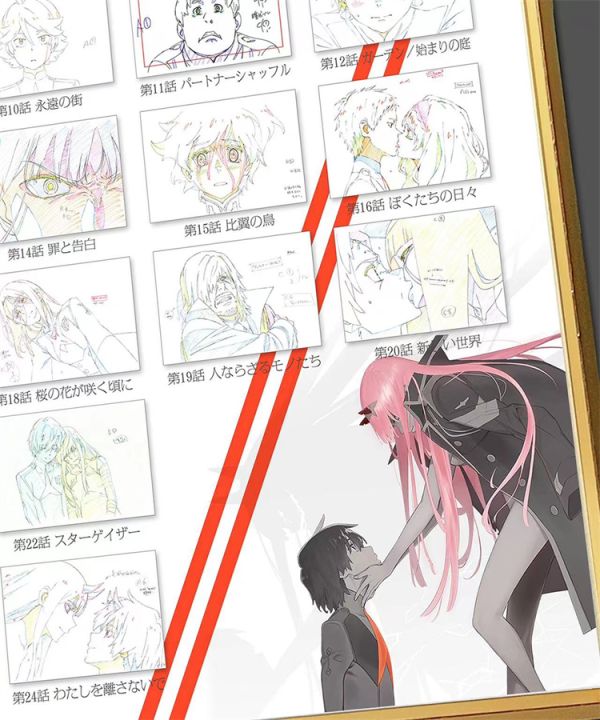【海外代購】【38*53CM】千鳥社 國家隊24話經典名場面原畫合集 裝飾畫01 