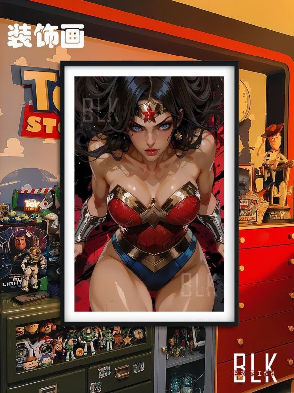【海外代購】巴洛克 《神奇女俠》裝飾畫 DC 