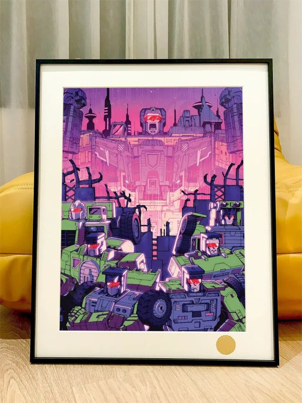 【海外代購】星空 《大力神》變形金剛Devastator裝飾畫 