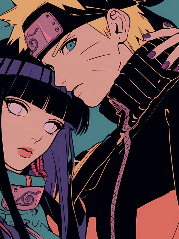 【海外代購】星空 《潮流雛鳴》火影忍者漩渦鳴人雛田naruto動畫二次元裝飾畫