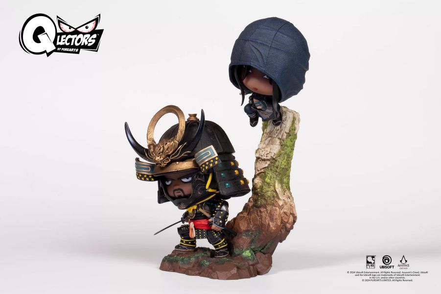 【海外代購】PureArts QLECTORS ASSASSIN'S CREED SHADOWS YASUKE & NAOE PVC FIGURE 育碧 刺客教條 Q版系列手辦 彌助&奈緒江 