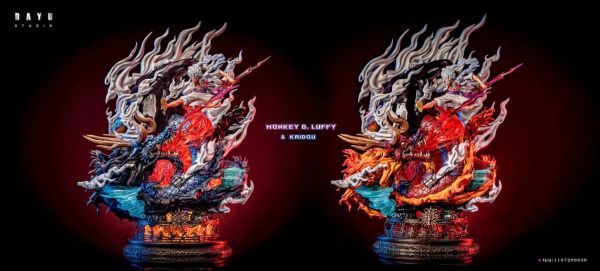 【台灣現貨】DAYU 尼卡路飛vs百獸凱多 Monkey D. Luffy 橘紅凱多 S+大比例 