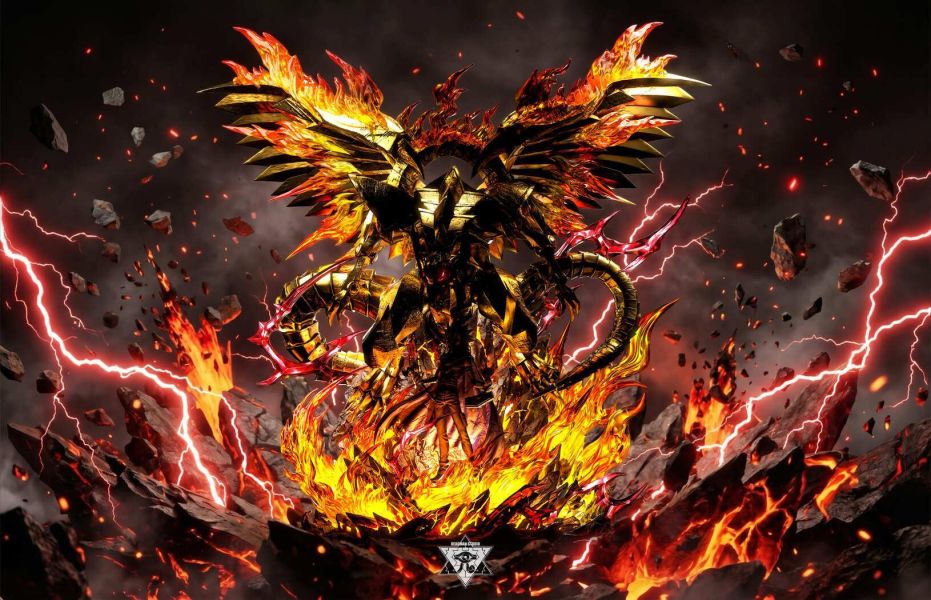 【預定】Deadman 畢業級收藏雕像系列003－太陽神的翼神龍（拉之翼神龍） 遊戲王 