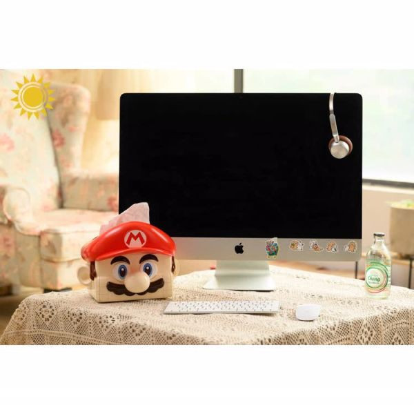 【預定】太陽模玩 超級瑪莉 瑪莉歐紙巾盒 