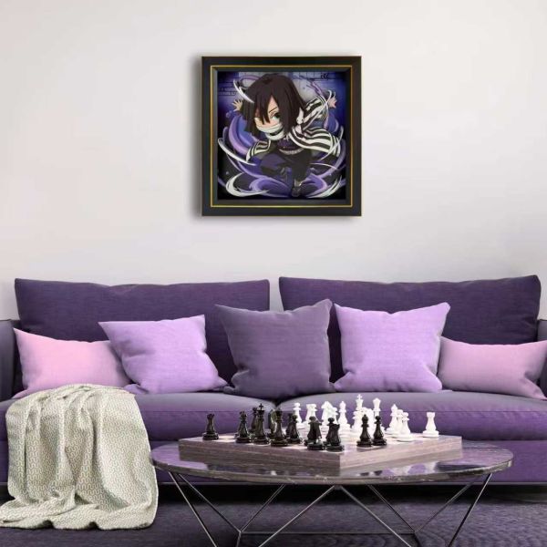 【海外代購】凹凸 PANDA 鬼滅之刃無限城篇 E款小芭內立體裝飾掛畫擺臺 