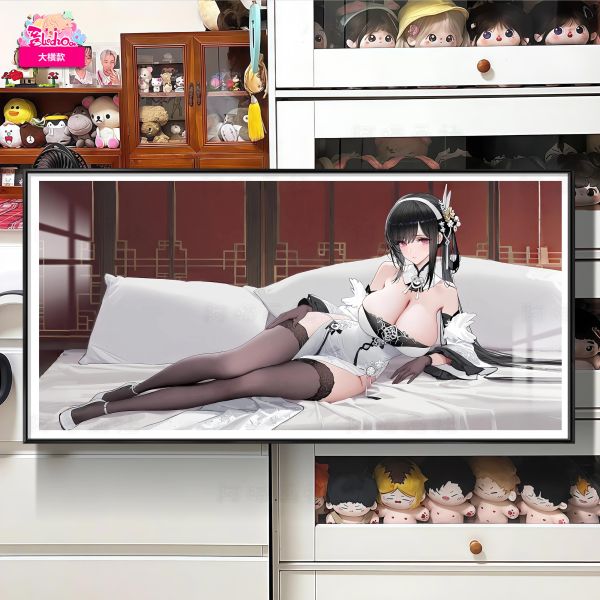 【海外代購】阿喵畫社 國色天香 鎮海 8k主題高清裝飾畫 滑鼠墊 冰箱貼 