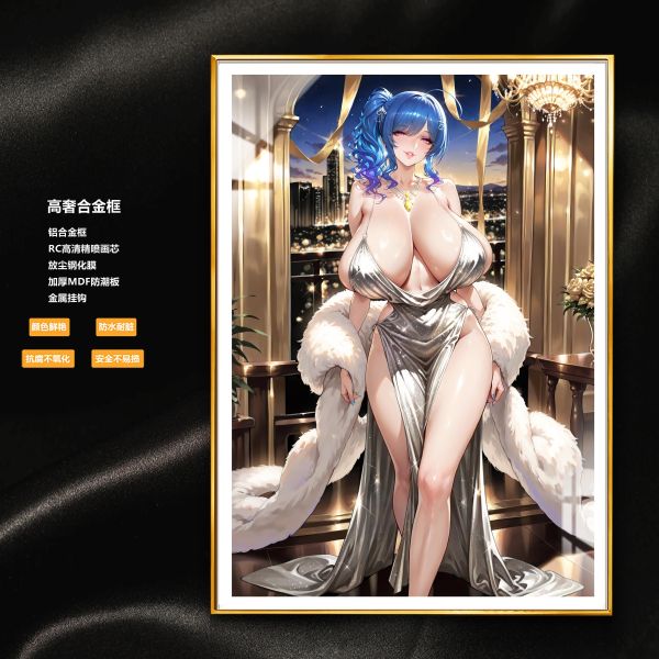 【海外代購】阿喵畫社 皇室 禮服聖路易斯-碧藍航線 新品12K超清主題裝飾週邊 