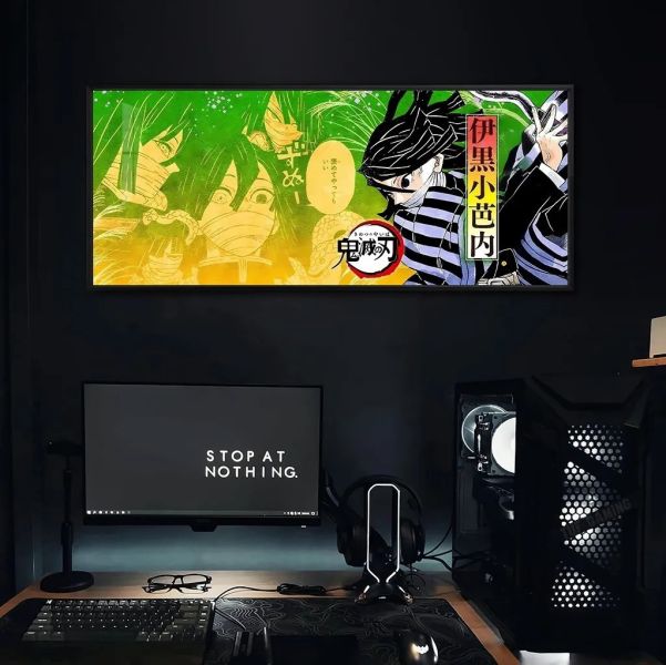 【海外代購】千鳥社《蛇柱》鬼滅之刃無限城伊黑小芭內鼠標墊裝飾畫 