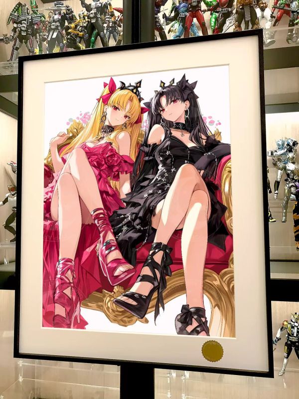 【海外代購】星空《雙色遠坂凜》Tohsaka Rin紅色惡魔Fate/stay night動畫二次元裝飾畫 
