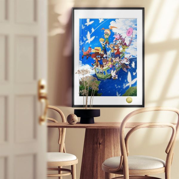 【海外代購】皇呱 《被選的孩子們》 數碼寶貝被選召的孩子們太一大武同人周邊裝飾畫 午睡毯 地毯 