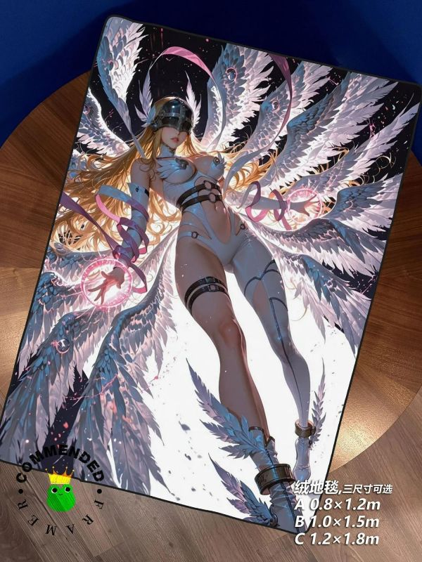 【海外代購】皇呱 《星穹下的天使》數碼寶貝星穹下天女獸同人周邊裝飾畫 午睡毯 地毯 