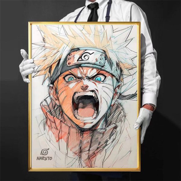 【海外代購】千鳥社 火影忍者 漩渦鳴人 單人照 潮流 裝飾畫 