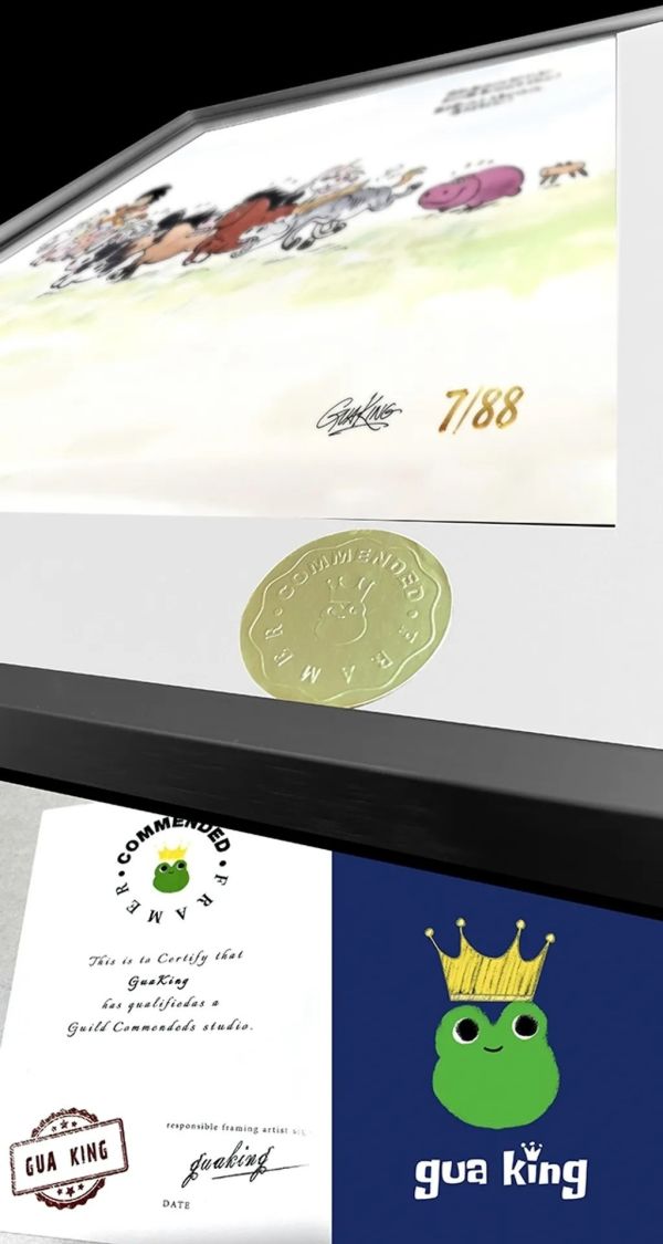 【海外代購】皇呱 《悟空 八駿圖》龍珠春節新年馬年筋斗雲裝飾畫鼠標墊 