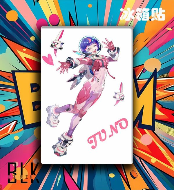【海外代購】巴洛克 《朱諾》源氏霧子金駕馭守望先鋒ow暴雪動漫裝飾冰箱貼 