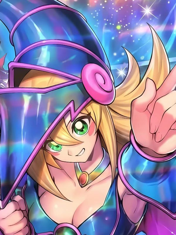 【海外代購】星空《炫彩黑魔導女孩》遊戲王阿圖姆武藤遊戲裝飾畫 