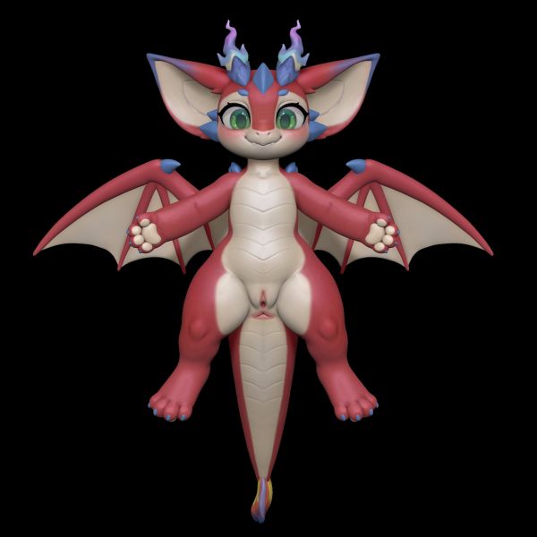 【R18-預定】靈魔 小火龍玩偶 