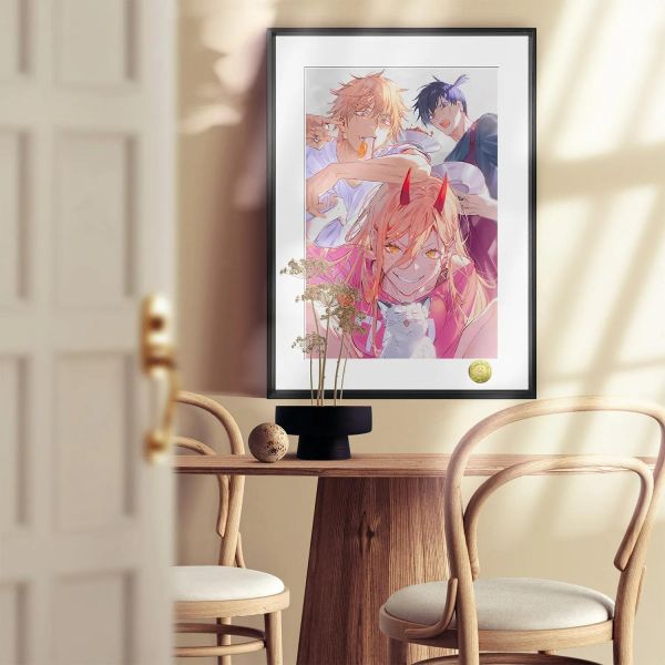 【海外代購】皇呱 《東京公安的早餐》電鋸人裝飾畫 午睡毯 地毯 