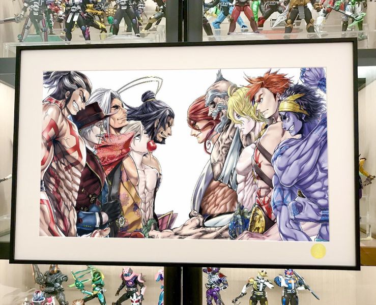 【海外代購】星空 《終末的女武神》亞當呂布嬴政終末的女武神Record of Ragnarok哈迪斯動畫裝飾畫 