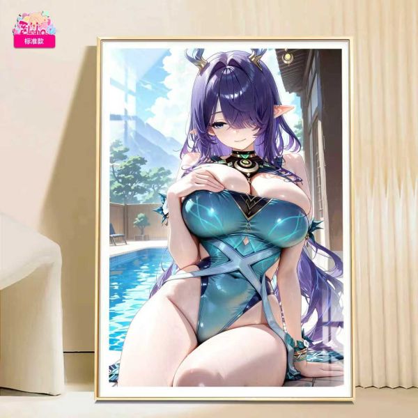 【海外代購】阿喵畫社 迎辰 菈烏瑪 8k主題高清裝飾畫 午睡毛毯 冰箱貼 