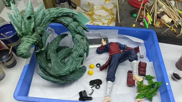 【預定】夢精靈 雙頭雕 刀斬柱間 