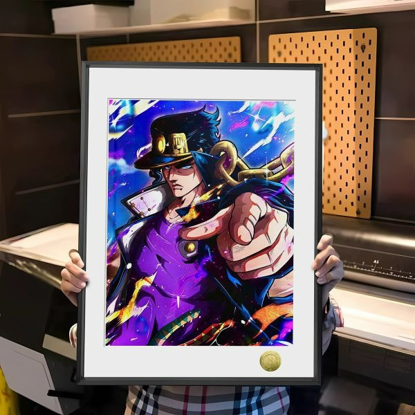 【海外代購】皇呱《3代jojo空條承太郎》JOJO的奇妙冒險裝飾畫 午睡毯 地毯 