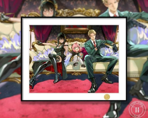 【海外代購】H2 《間諜過家家》阿尼亞約爾黃昏福傑一家裝飾畫 