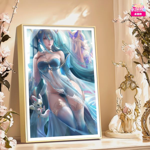 【海外代購】阿喵畫社 星守 琴女 新品8k主題超清裝飾畫 
