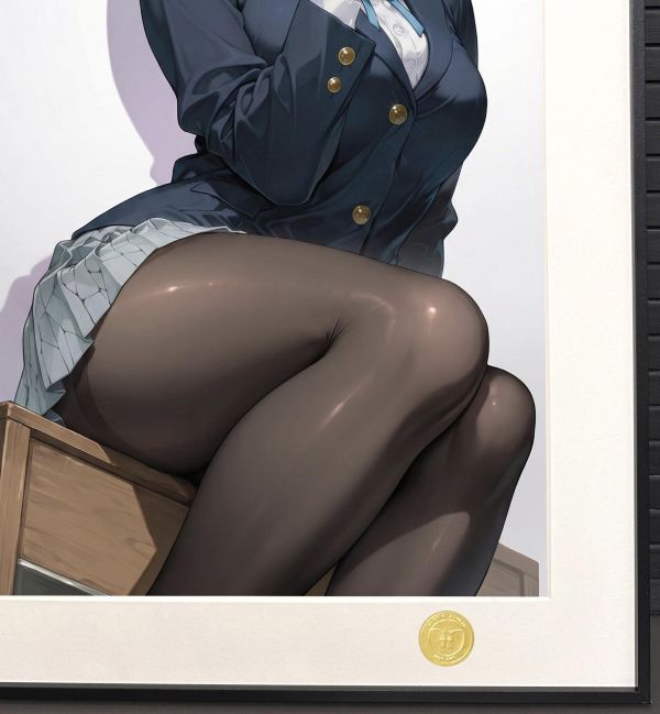 【海外代購】H2 《制服蝴蝶忍者》鬼滅之刃小忍鬼殺隊蟲柱九柱動漫二次元裝飾畫 