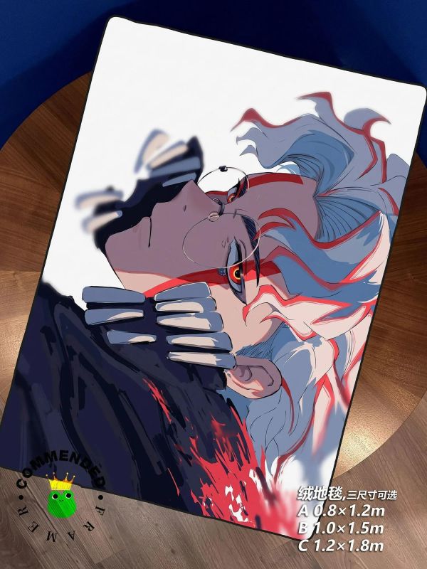 【海外代購】皇呱 《厄卡倫覺醒》膽大黨高倉健裝飾畫 午睡毯 地毯 