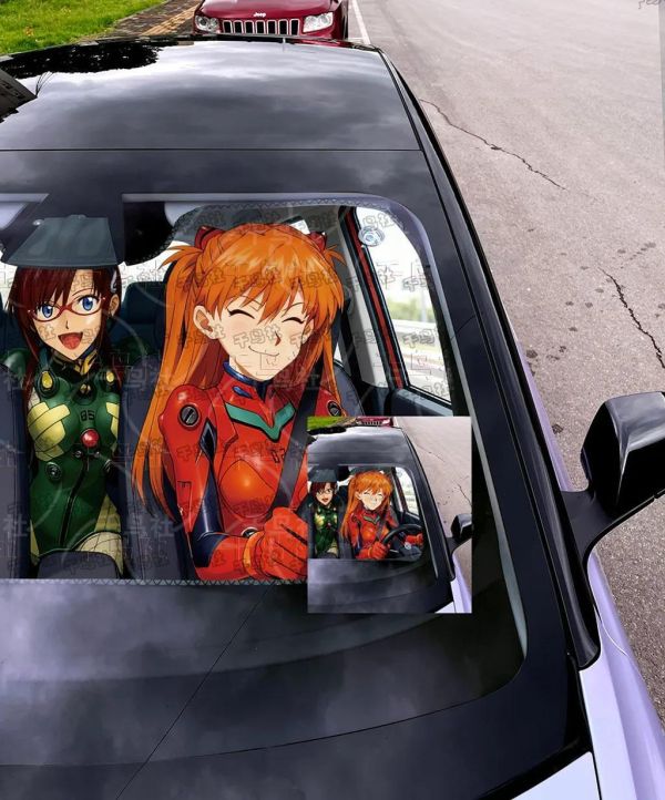 【海外代購】千鳥社《汽車前擋遮陽-EVA三女主》 