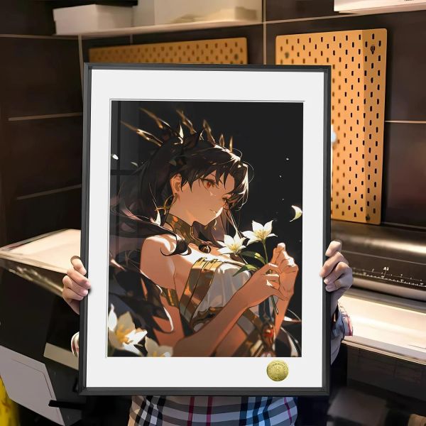 【海外代購】皇呱《女神與百合》FGO金星女神伊什塔爾裝飾畫 午睡毯 地毯 