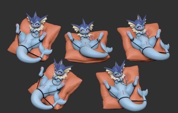 【海外代購】靈魔 Spirit Demon 伊布系列 Vaporeon 水伊布 