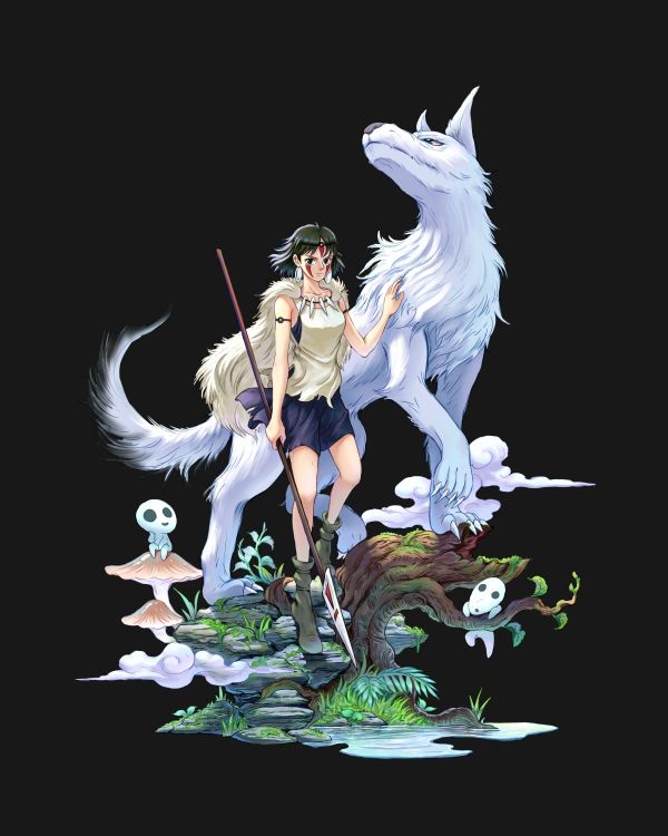 【預留請洽客服】2％ 宮崎駿系列 第一彈 幽靈公主 