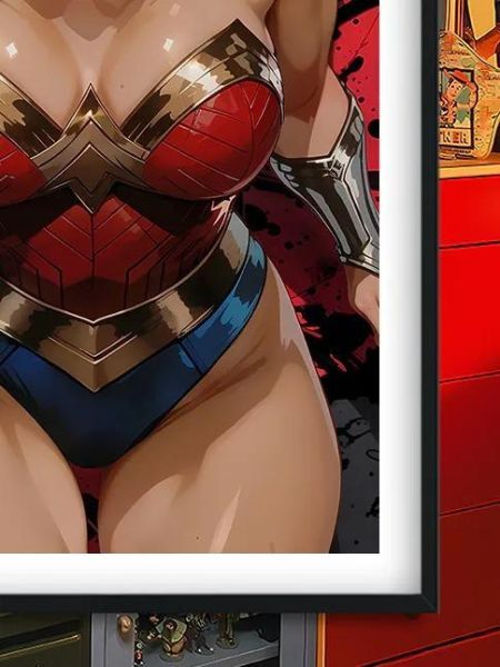 【海外代購】巴洛克 《神奇女俠》裝飾畫 DC 