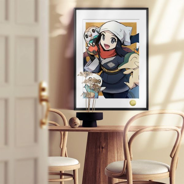 【海外代購】皇呱 《小照與寶可夢》 寶可夢傳說：阿爾宙斯小照與木木梟火球鼠水水獺週邊裝飾畫 午睡毯 地毯 