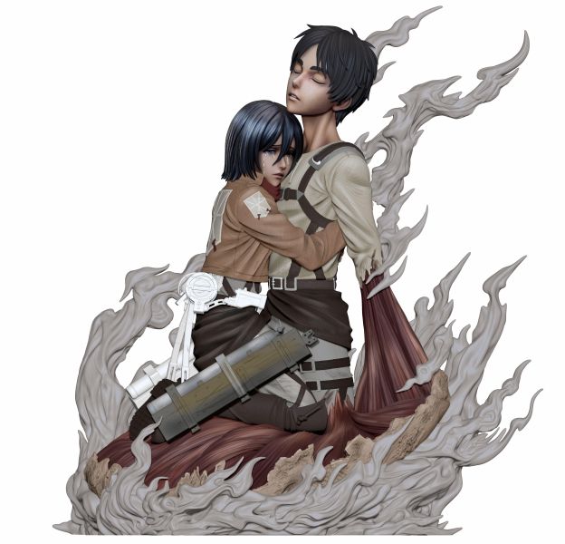 【預定】Saoirse 名場面雙人 相擁·三笠艾倫 