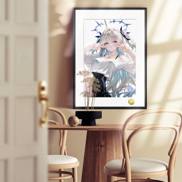 【海外代購】皇呱 《可愛聖女卡提希亞》 鳴潮怕羞可愛聖女卡提希婭週邊裝飾畫 午睡毯 地毯 