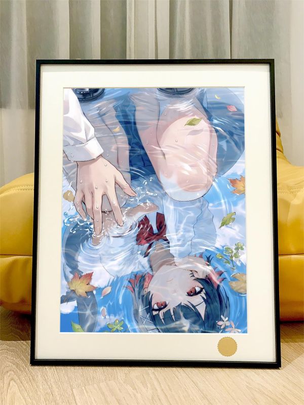 【海外代購】星空 《鯊魚妹倒影》艾蓮喬絕區零Ellen Joe朱鳶簡杜星見雅裝飾畫 