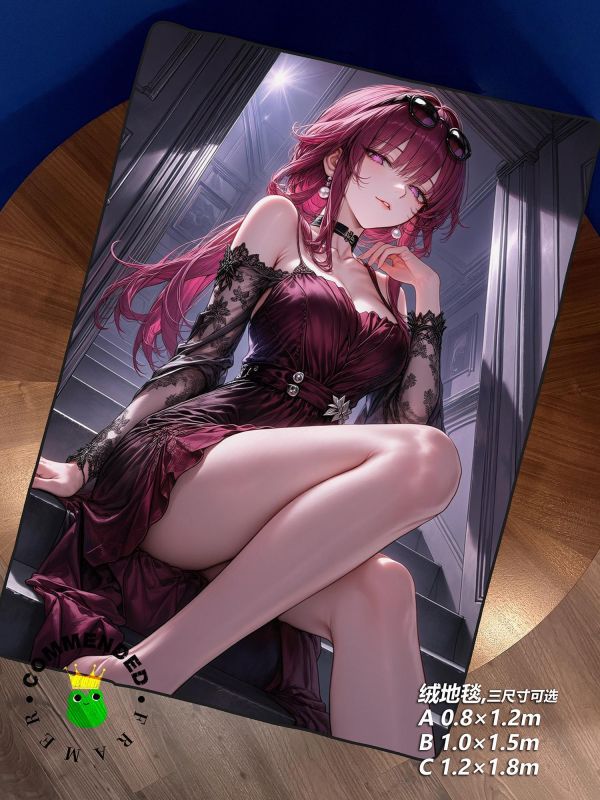 【海外代購】皇呱 《危險的溫柔》 崩壞：星穹鐵道星核獵人卡芙卡同人周邊裝飾畫 午睡毯 地毯 