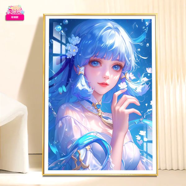【海外代購】阿喵畫社 回眼 花海神裡綾華 8k超大高清裝飾畫 滑鼠墊 床頭地墊 午睡毛毯 