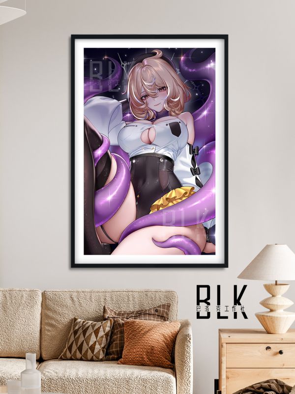 【海外代購】巴洛克 《伊德海莉》墨菲絕區零Zenless Zone Zero草莓芭菲Yidhari動畫裝飾畫冰箱貼 